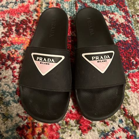 mens prada pool slides|Prada men slip on sneakers.